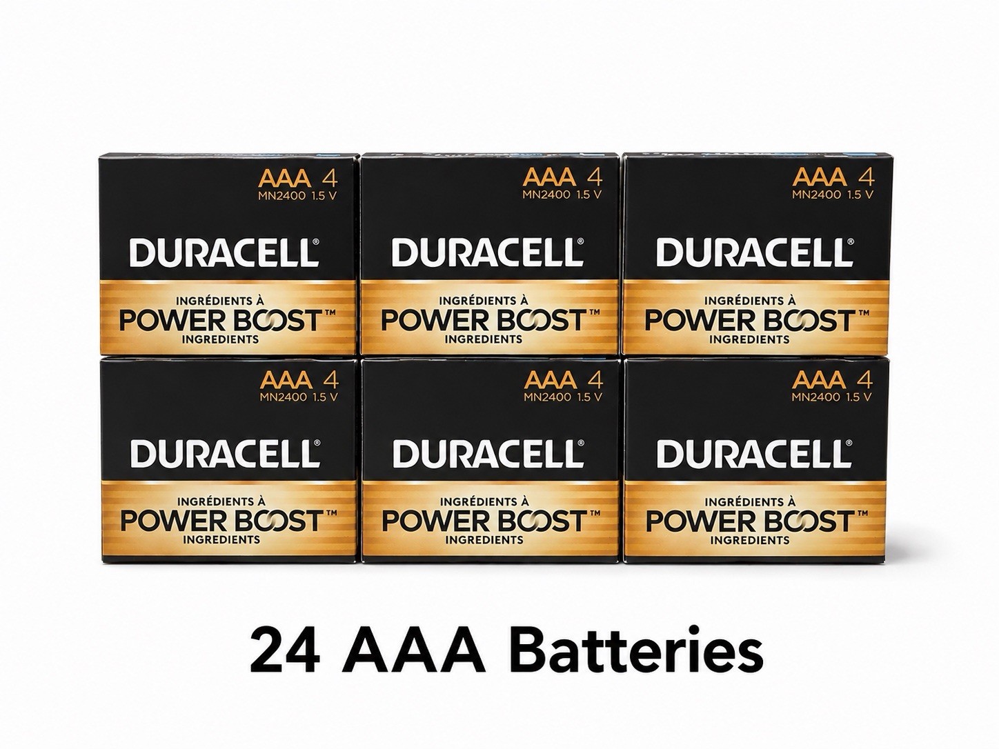 Duracell Power Booster AAA Alkaline Batteries - 24 Count New 1.5V Duracell Power Booster AAA Alkaline Batteries - 24 Count New 1.5V