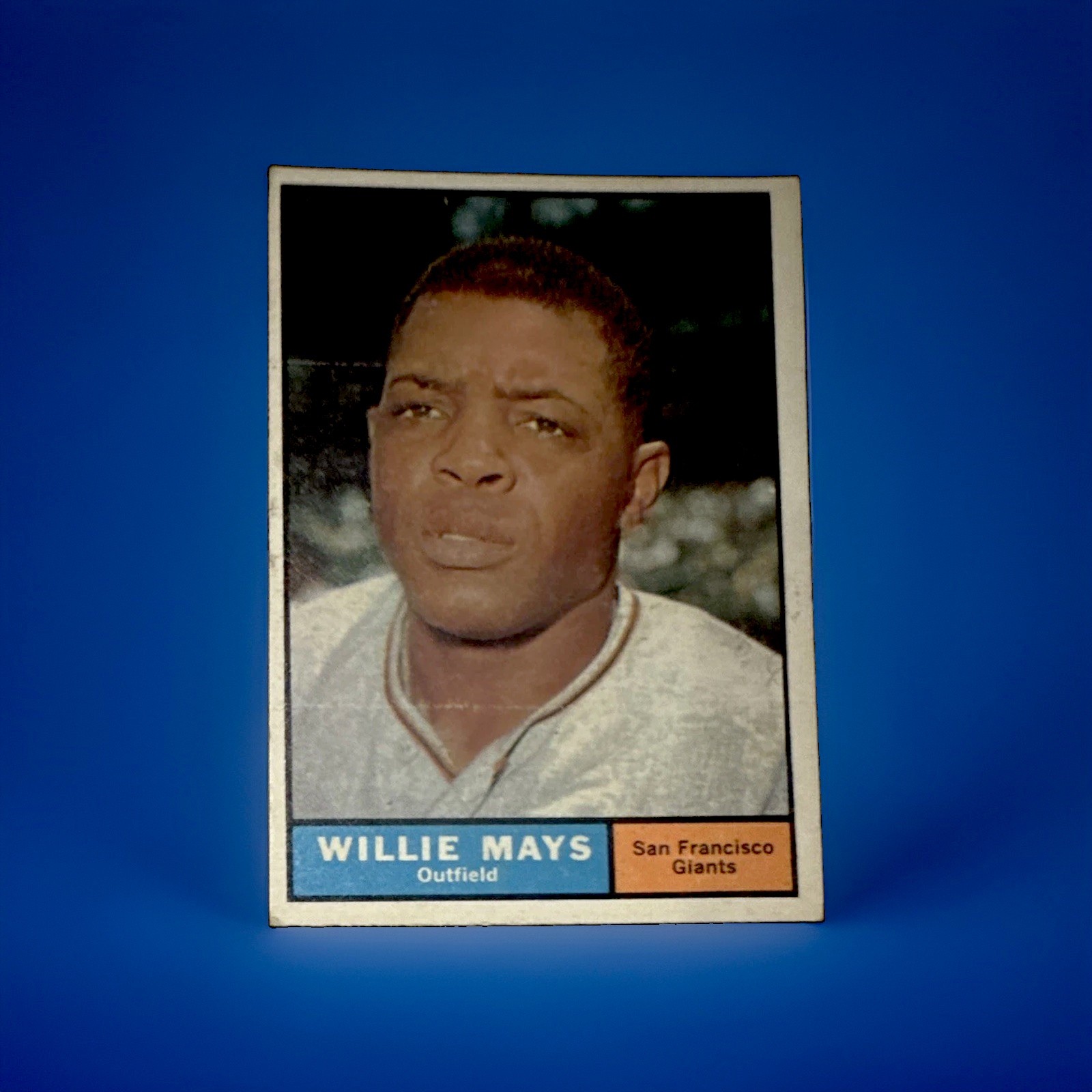 Topps 1961 Base Set #150 Willie Mays San Francisco Giants, VG, AI Grade 4 Topps 1961 Base Set #150 Willie Mays San Francisco Giants, VG, AI Grade 4