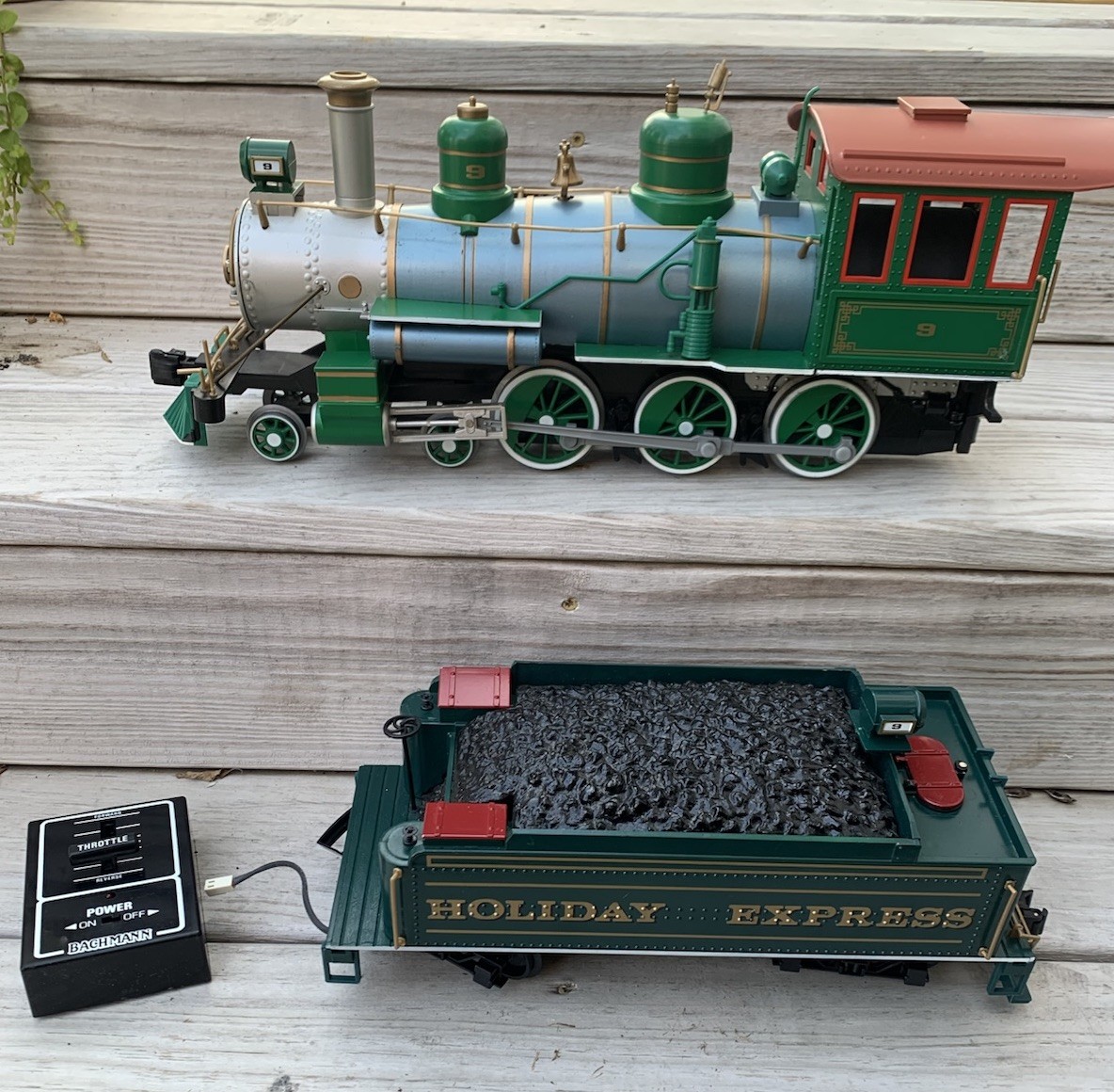 VTG Bachmann Big Hauler G Scale Holiday Express #9 RC Loco Tender Controller VTG Bachmann Big Hauler G Scale Holiday Express #9 RC Loco Tender Controller