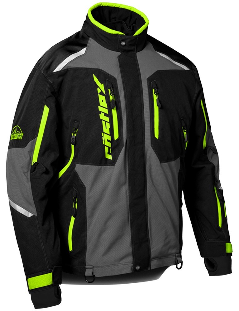 Castle X Thrust G3 Mens Snow Jacket Charcoal/Hi-Vis/Black MD