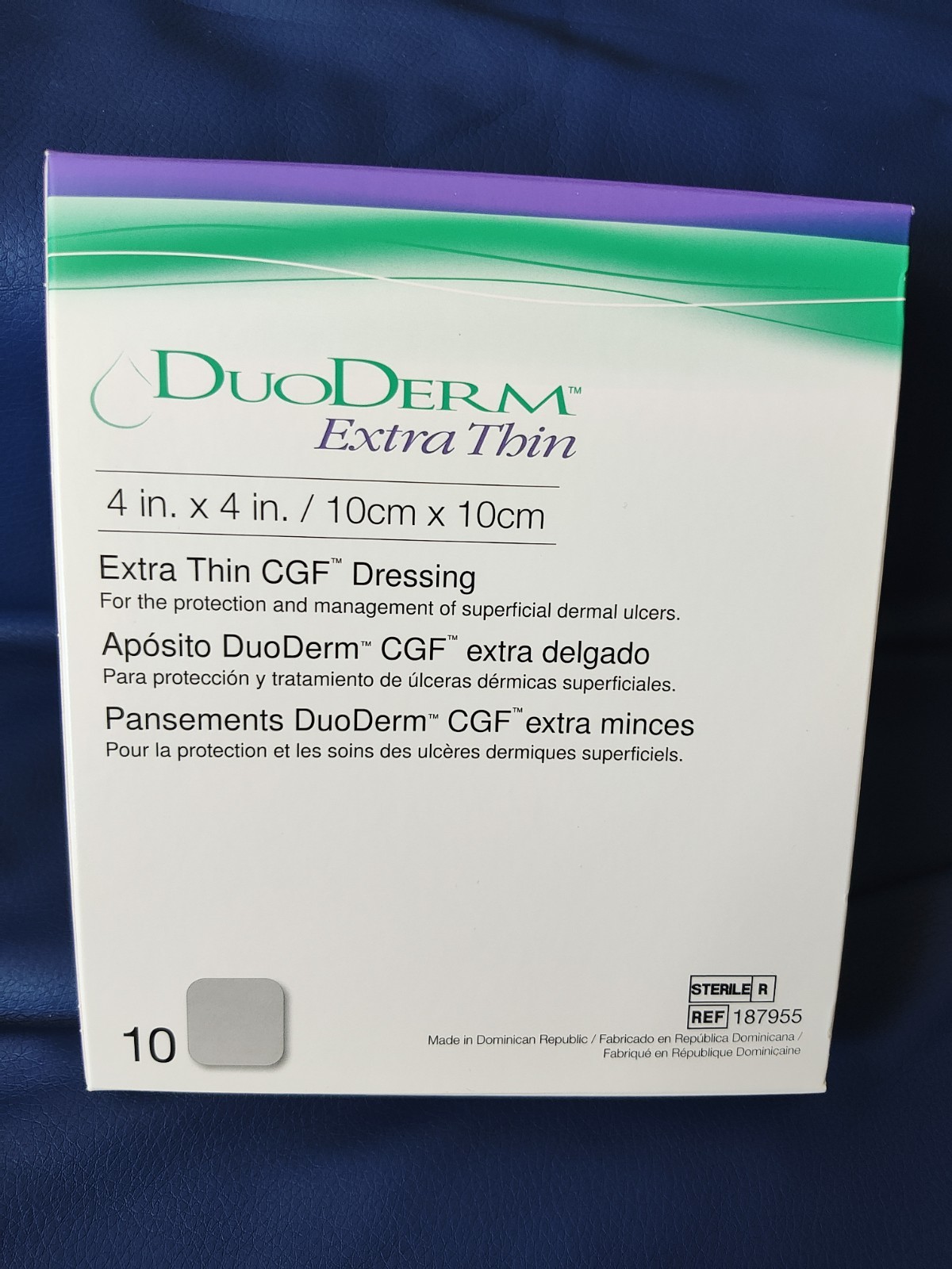 ConvaTec 187955 DuoDERM Extra Thin Hydrocolloid Dressing 4\ ConvaTec 187955 DuoDERM Extra Thin Hydrocolloid Dressing 4\