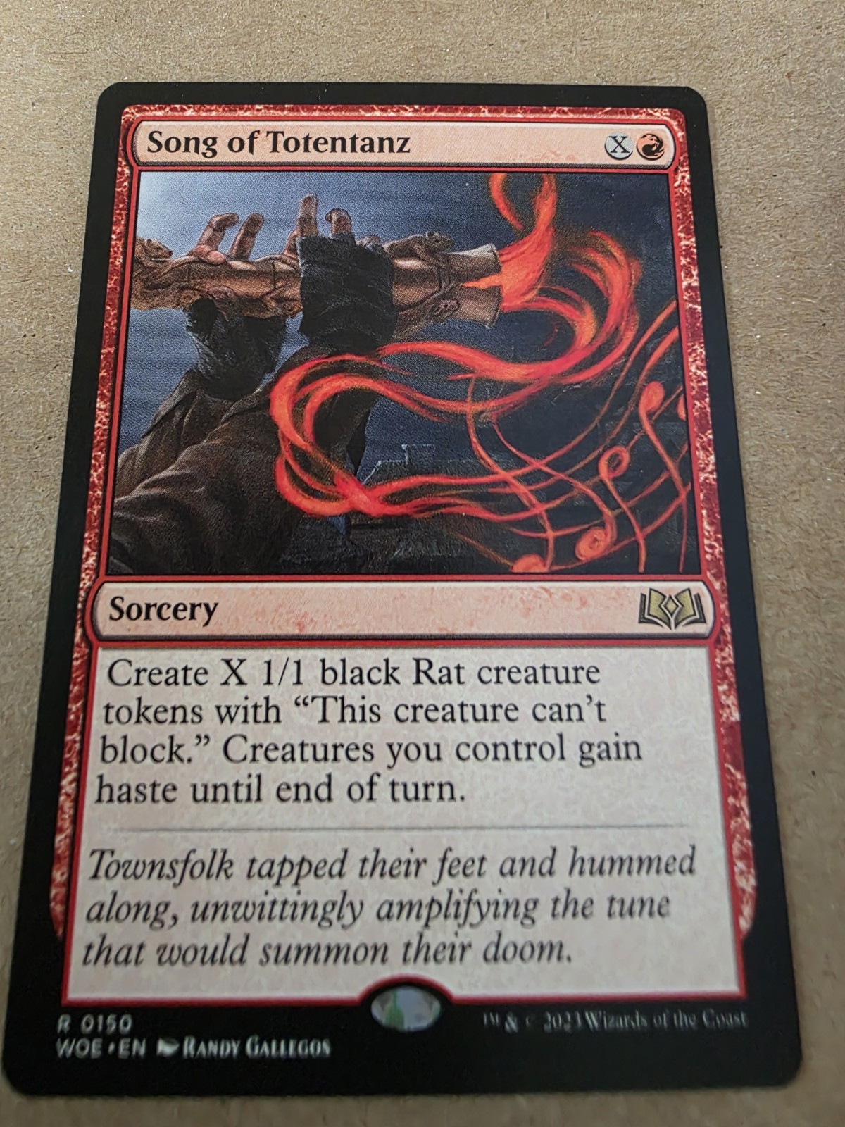 Song of Totentanz - Wilds of Eldraine Regular - Mtg Song of Totentanz - Wilds of Eldraine Regular - Mtg