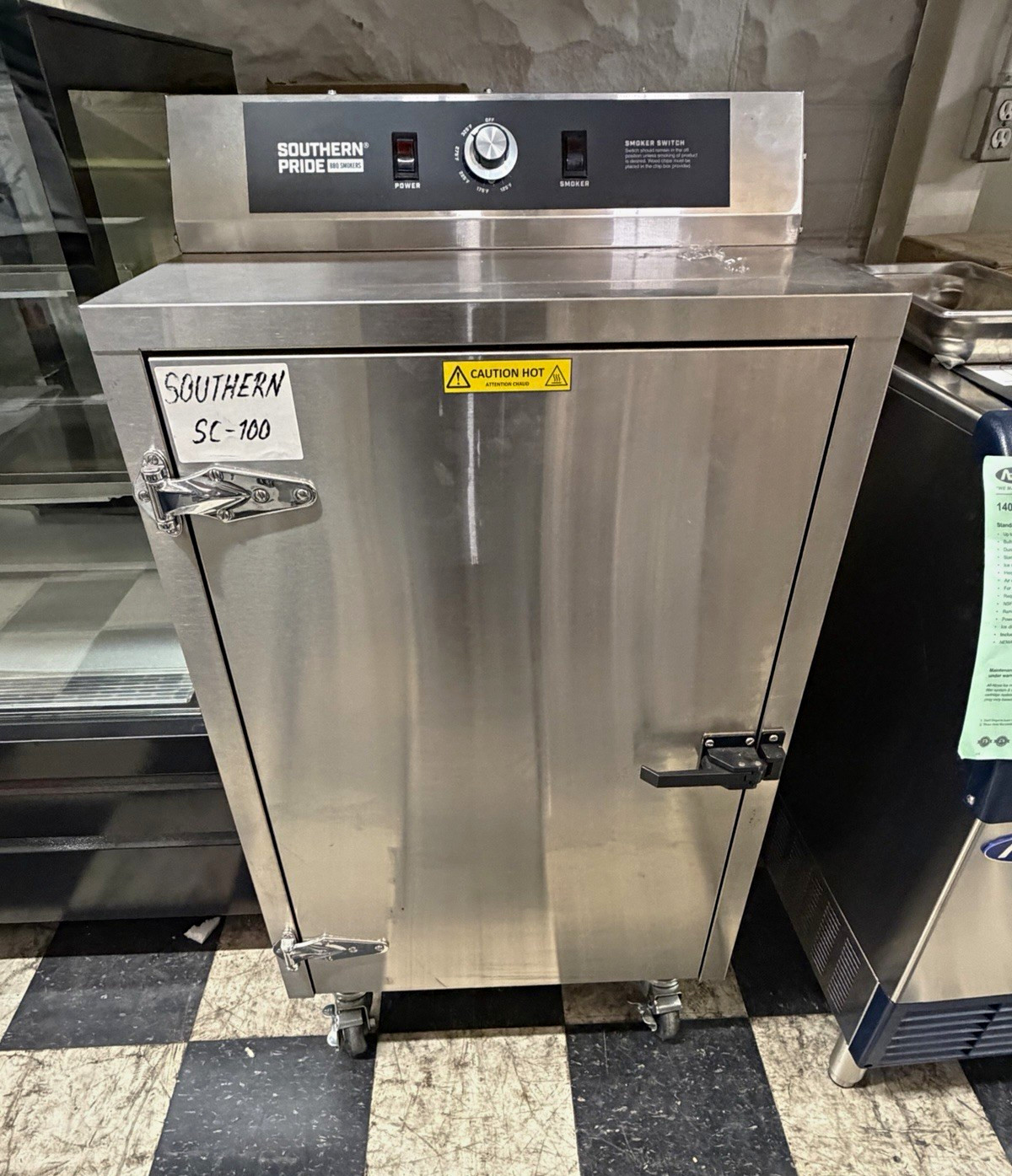 Southern Pride SC-100 Electric Stainless Steel Commercial Smoker Cabinet 300W Southern Pride SC-100 Electric Stainless Steel Commercial Smoker Cabinet 300W