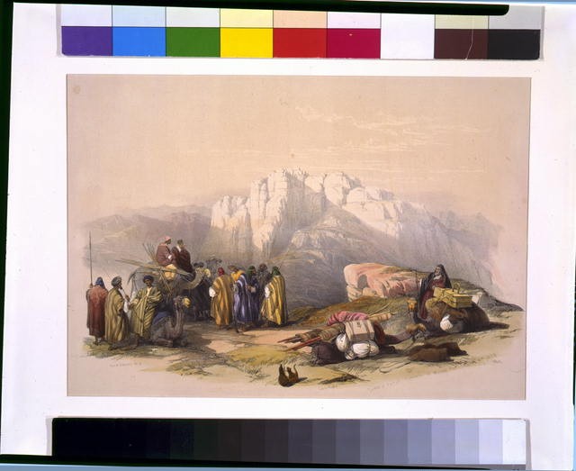 Photo:Mount Hor Sinai Tomb of Aaron 1844 David Roberts Holy Land