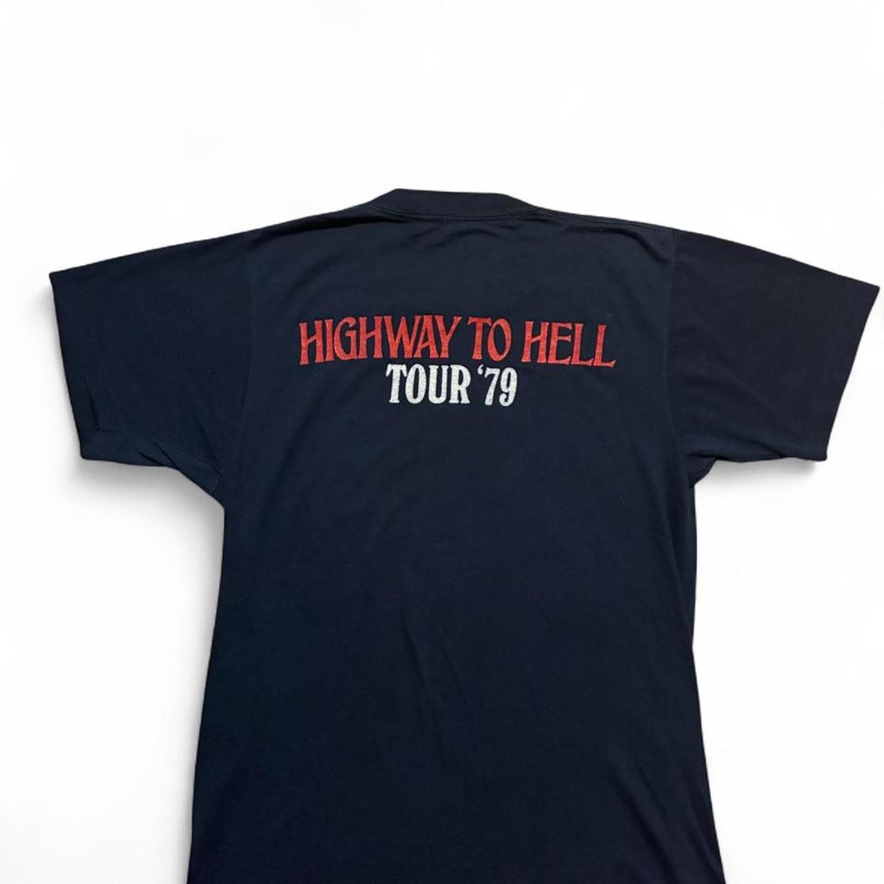 RARE Vintage 1979 AC/DC Highway To Hell Tour T Shirt Bon Scott Single Stitch RARE Vintage 1979 AC/DC Highway To Hell Tour T Shirt Bon Scott Single Stitch