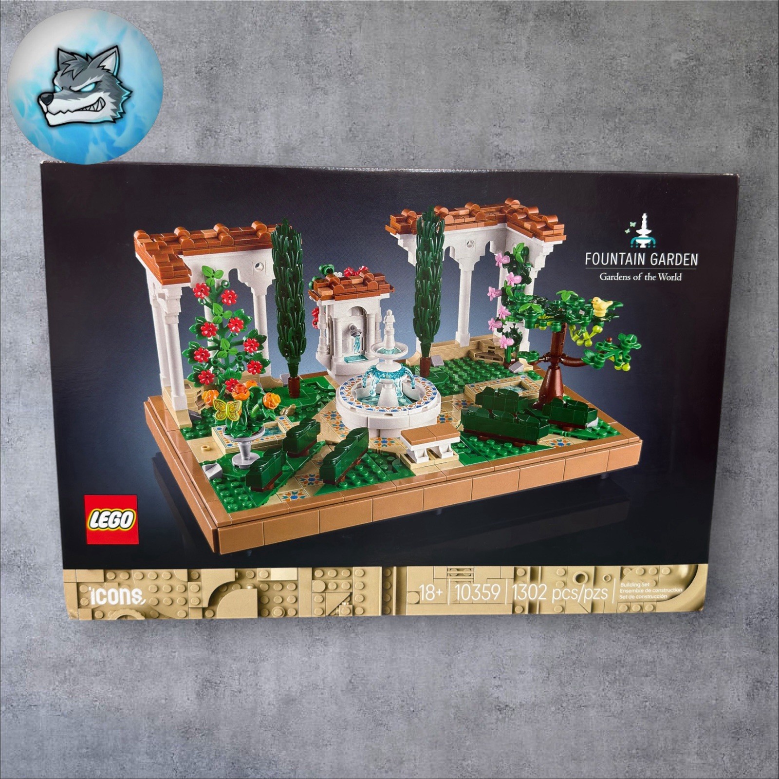Lego Icons Gardens of the World Fountain Garden 10359 - 1302 Pieces New & Sealed Lego Icons Gardens of the World Fountain Garden 10359 - 1302 Pieces New & Sealed