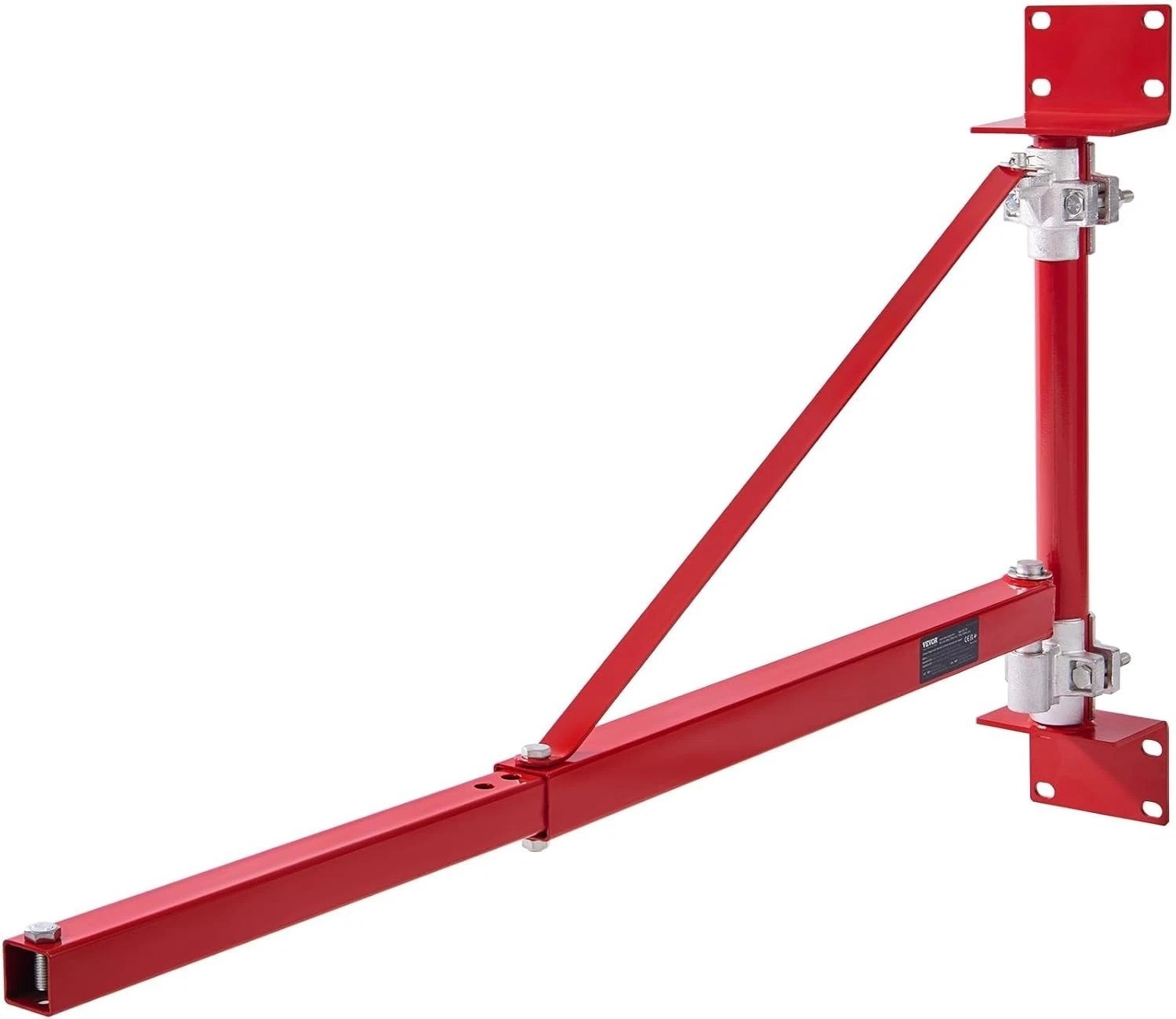 Heavy-Duty Wall Mount Jib Crane - 660 lbs Electric Hoist Holder for Workshops