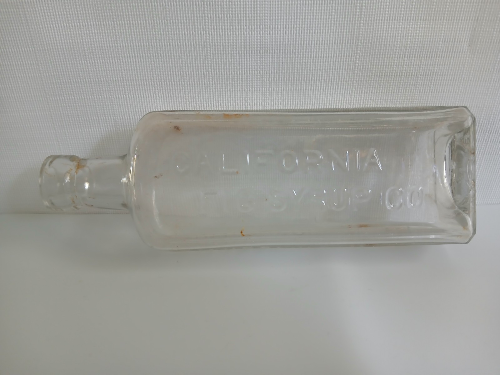 Antique 1890s California Fig Syrup Co. Wheeling, W. VA Chattanooga Glass Company Antique 1890s California Fig Syrup Co. Wheeling, W. VA Chattanooga Glass Company