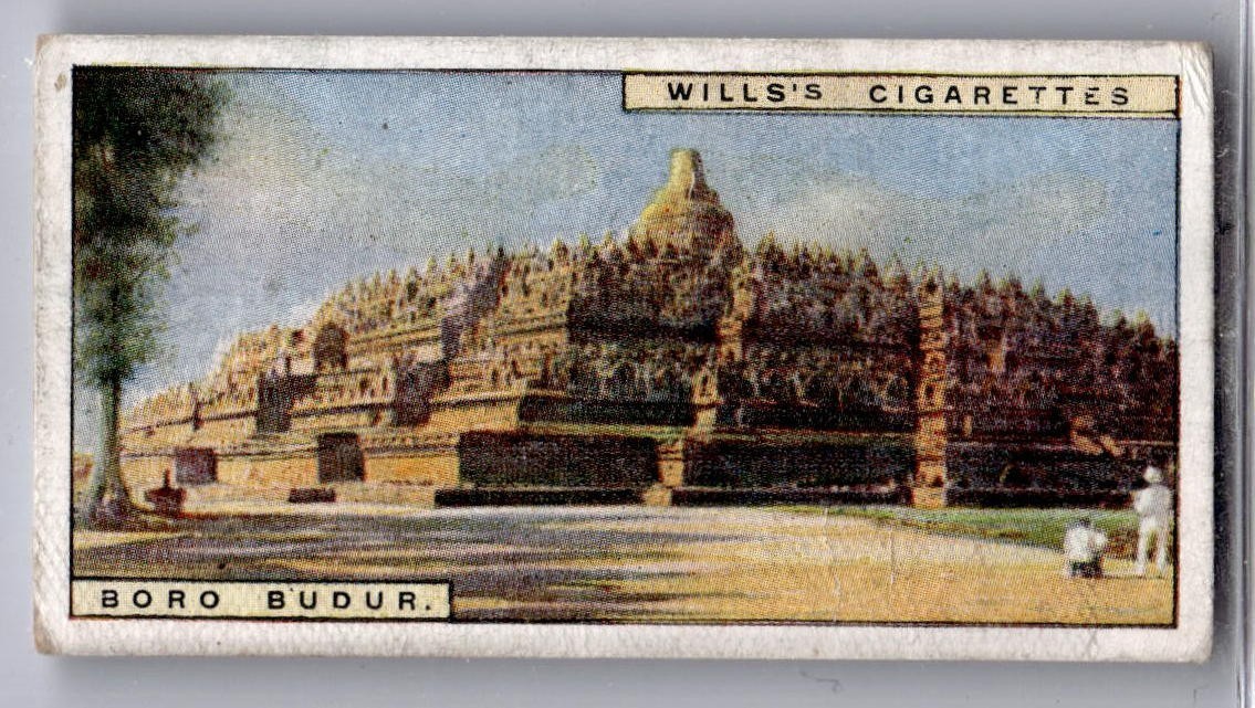 1926 Wills\'s Wonders of the Past Tobacco Card #31 Boro Budur