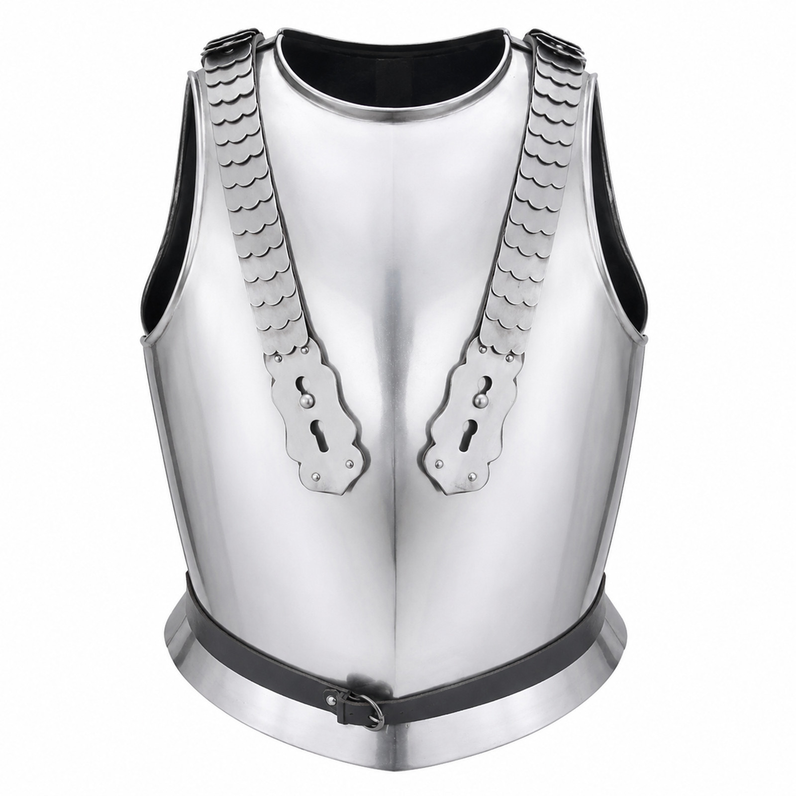 Napoleonic French Cuirassier Armor 18G Steel Cuirass Breastplate Replica Costume