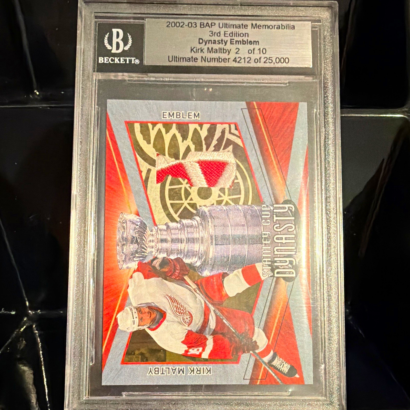 In the Game 2002-03 BAP Ultimate Memorabilia Kirk Maltby #2 BAS Auto /10 In the Game 2002-03 BAP Ultimate Memorabilia Kirk Maltby #2 BAS Auto /10