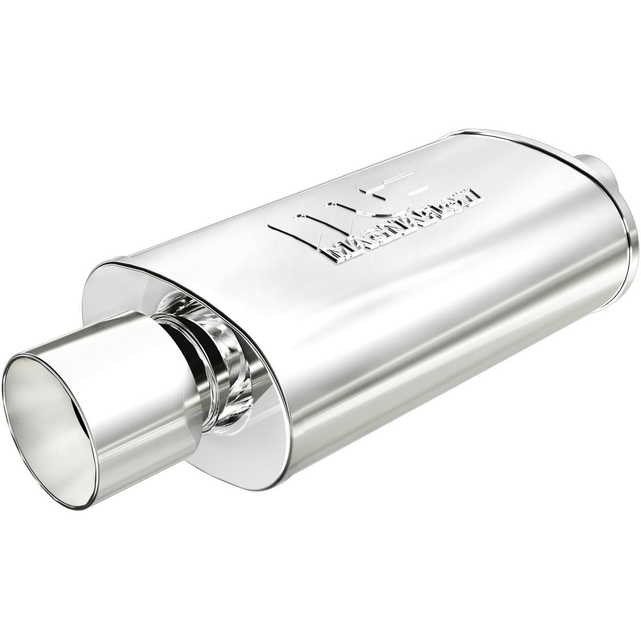 MagnaFlow 14832 Exhaust Muffler 2.25 in/4 in Center/Center; 5 in x 14 in x 8 in