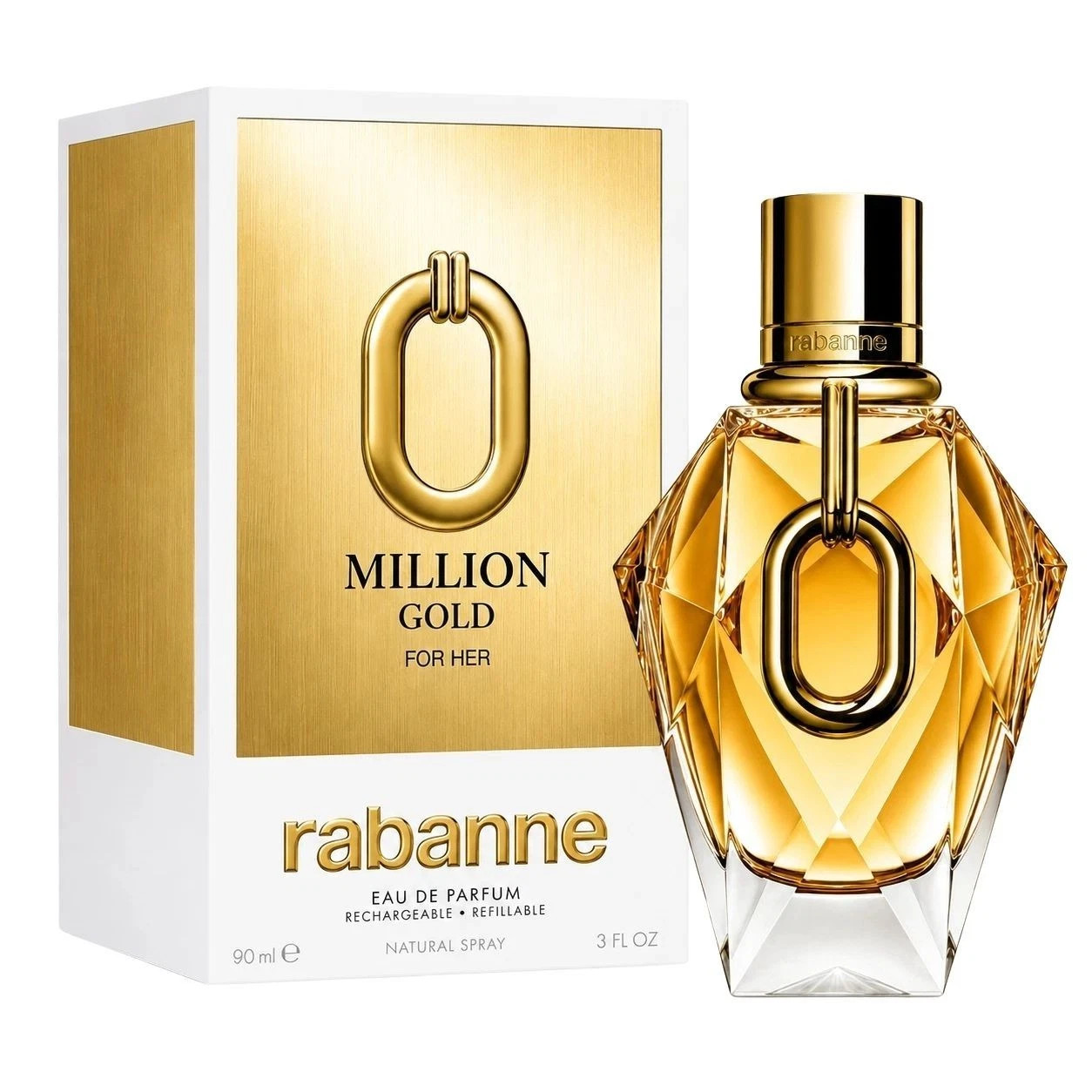 Rabanne Million Gold For Her EDP 90ml 3.0 oz Women\'s Perfume Spray New