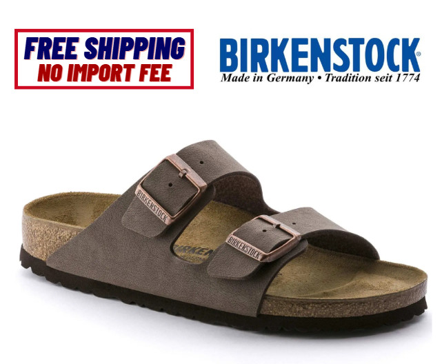 SALE Birkenstock Women\'s Arizona Birko-Flor Birkibuc Narrow Sandal, No Import F SALE Birkenstock Women\'s Arizona Birko-Flor Birkibuc Narrow Sandal, No Import F