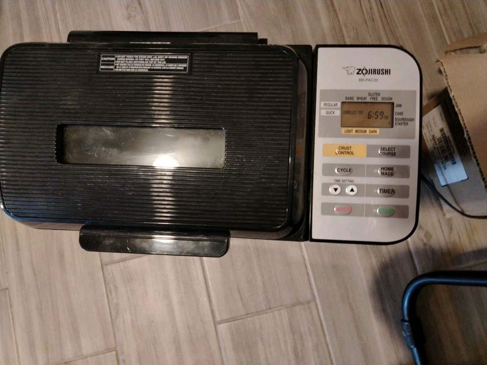 Zojirushi BB-PAC20 Home Bakery Virtuoso Bread Maker - Fully Working Condition Zojirushi BB-PAC20 Home Bakery Virtuoso Bread Maker - Fully Working Condition