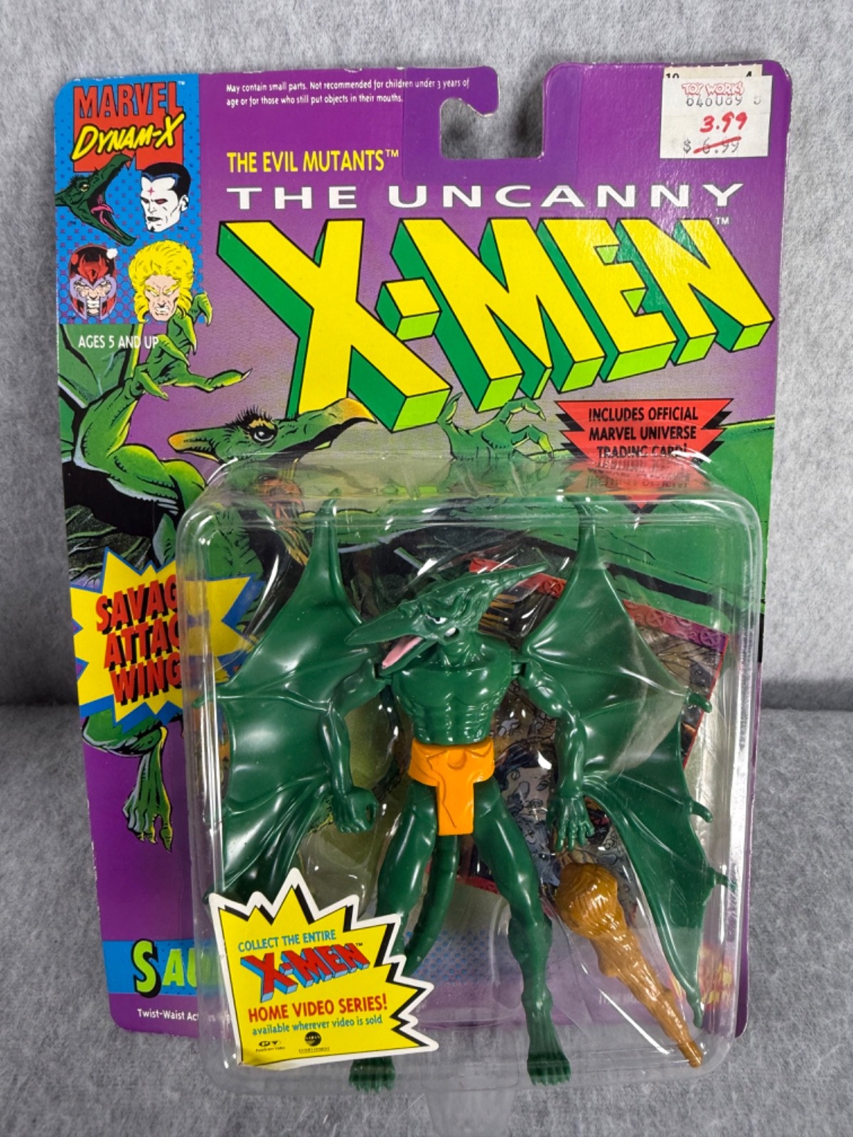 X-MEN 1992 ToyBiz Marvel The Uncanny Sauron The Evil Mutants Action Figure NIB