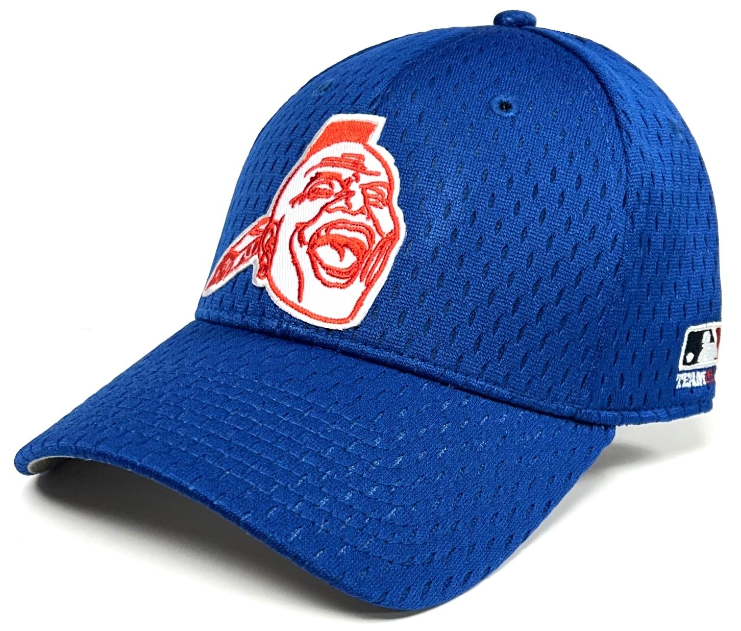 Atlanta Braves MLB OC Sports 1972 Vintage Blue Hat Cap Flex Stretch Fit S/M Atlanta Braves MLB OC Sports 1972 Vintage Blue Hat Cap Flex Stretch Fit S/M