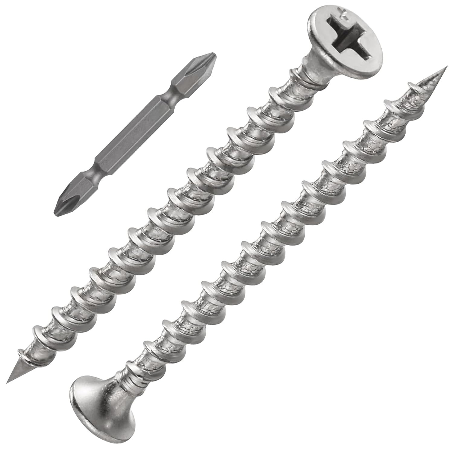 160 Pcs #8 x 2 Inch Black Drywall Screws 410 Stainless Steel Coarse Thread 160 Pcs #8 x 2 Inch Black Drywall Screws 410 Stainless Steel Coarse Thread