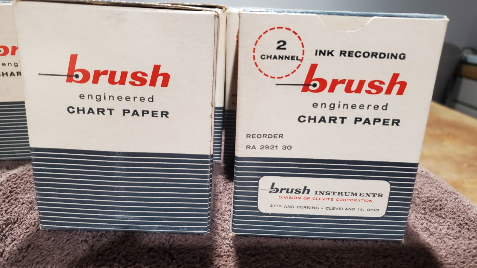 Lot of 11 Vintage Brush Instruments Engineered Chart Paper Rolls RA 2921 30 NOS Lot of 11 Vintage Brush Instruments Engineered Chart Paper Rolls RA 2921 30 NOS