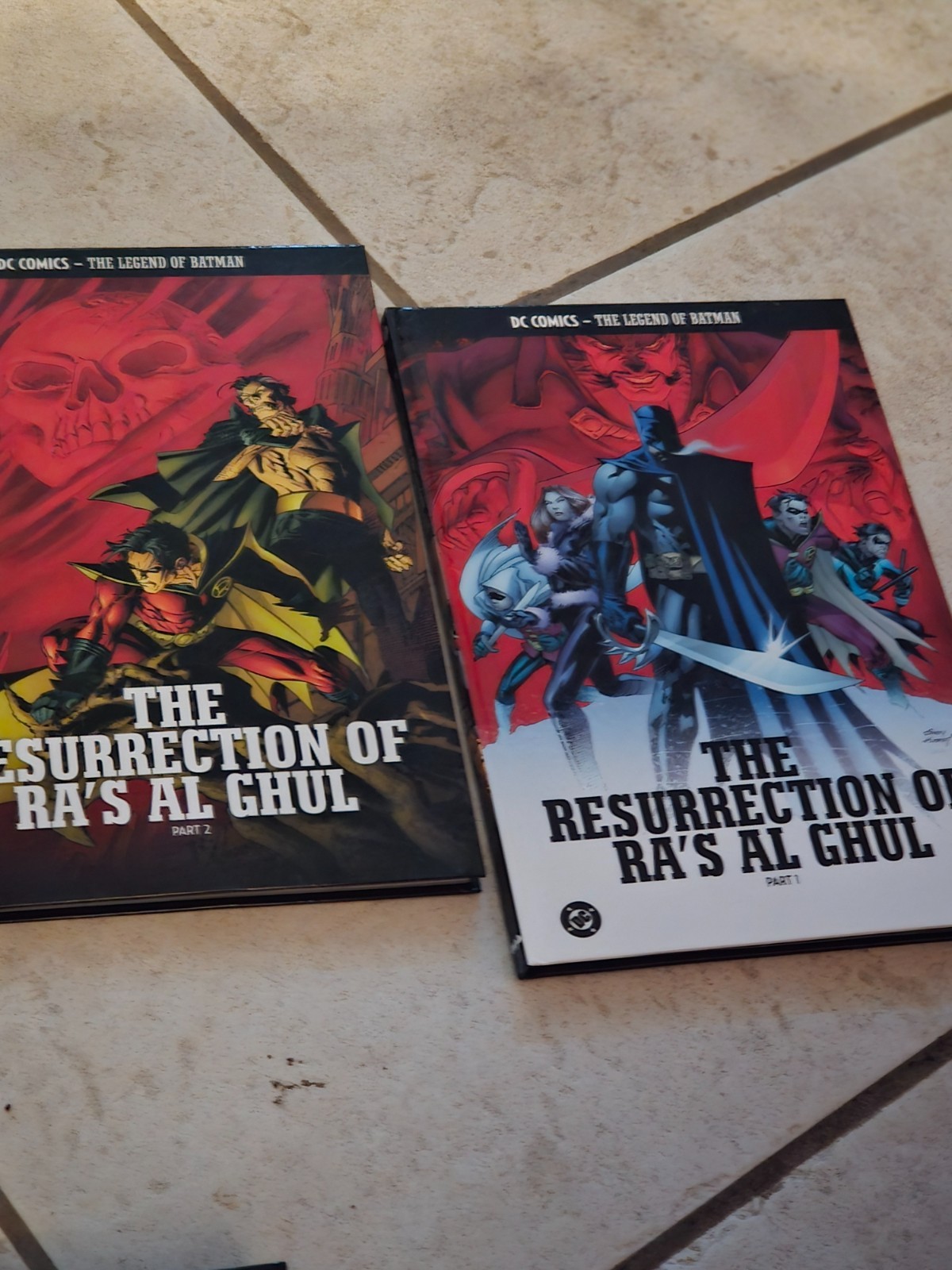 Batman The Resurrection of Ra's Al Ghul 1 & 2 Hardcover legends new fanhome