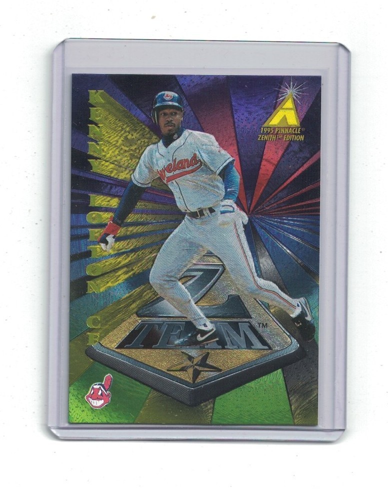 1995 Pinnacle Zenith Z-Team #15 of 18 Kenny Lofton Dufex