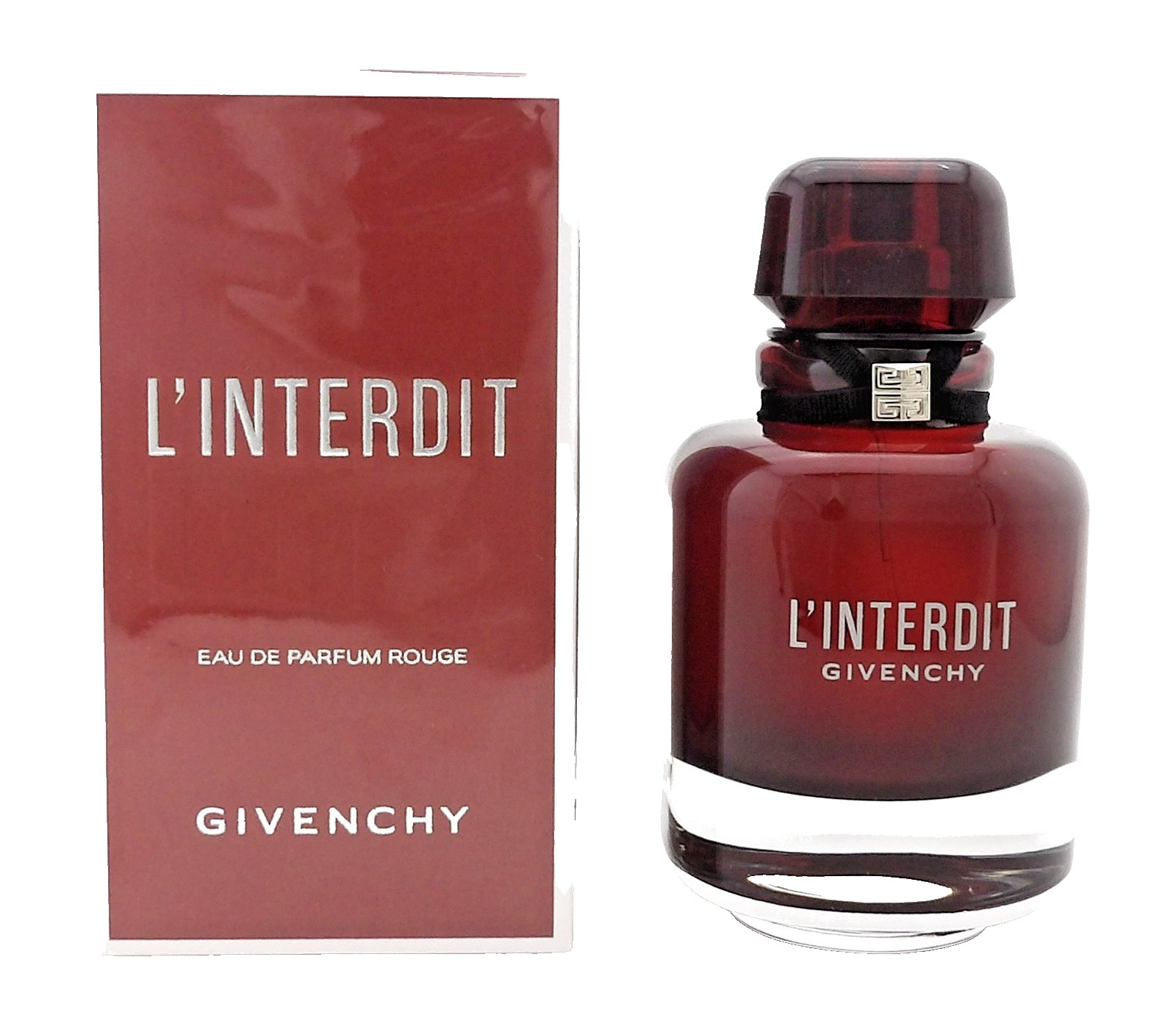 L\'Interdit Givenchy 2.7oz. Eau de Parfum ROUGE Spray for Women New in Sealed Box L\'Interdit Givenchy 2.7oz. Eau de Parfum ROUGE Spray for Women New in Sealed Box