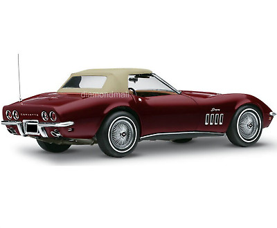 Fits Chevrolet Corvette 1968-1975 Convertible Soft Top TAN Canvas Cloth