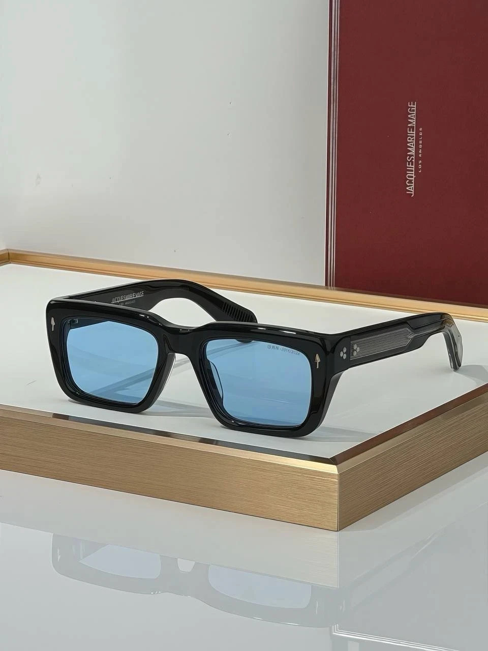 Jacques Marie Mage EZNO Chunky Black Frame Sunglasses Luxury Retro Aesthetic