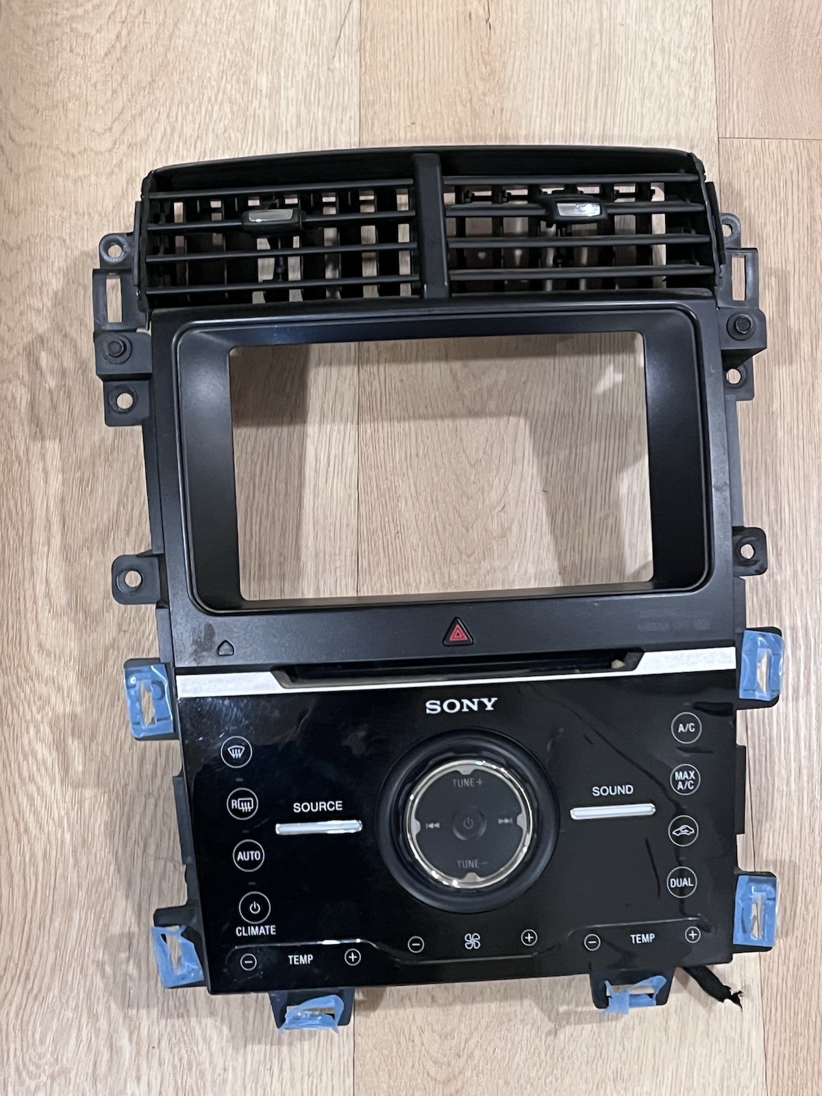 2011-2014 Ford Edge Sony Radio CD Player Climate Control Panel Bezel FCIM OEM