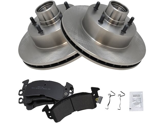 For 1979-1981 Pontiac Catalina Brake Pad and Rotor Kit Front 69597QGMXQZ 1980