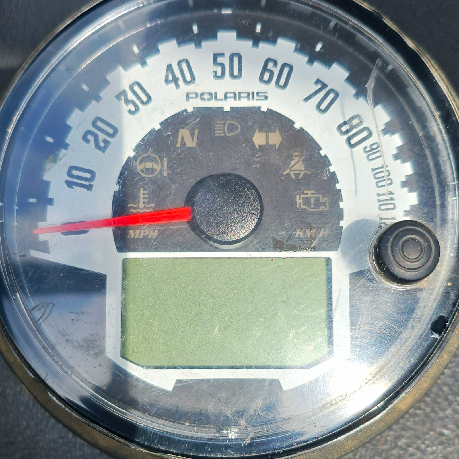 12 POLARIS RZR 800 S GAUGE CLUSTER TACH SPEEDO METER  OEM STOCK  #3429