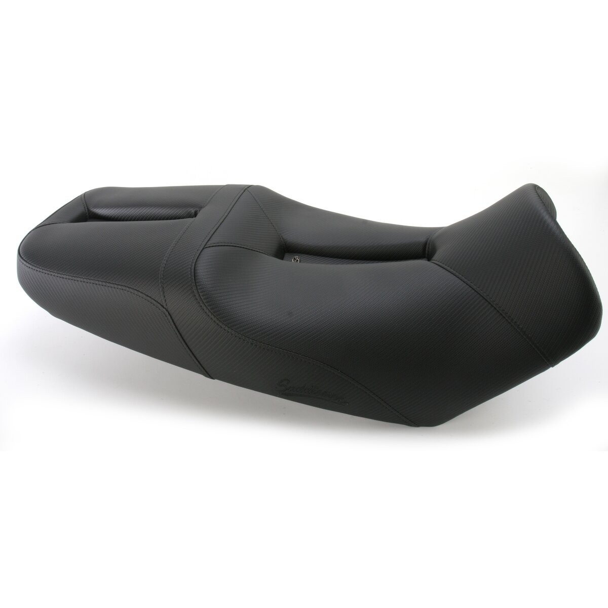 Saddlemen Track - CF One-Piece Seat w/Carbon Fiber-Look Accent - 0810-S018