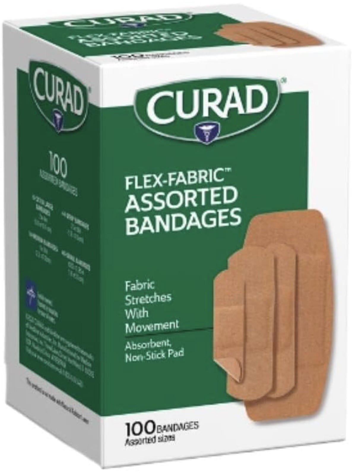 6 Box Lot Curad Flex-Fabric Assorted Bandages 100 per box = 600 Bandages 6 Box Lot Curad Flex-Fabric Assorted Bandages 100 per box = 600 Bandages