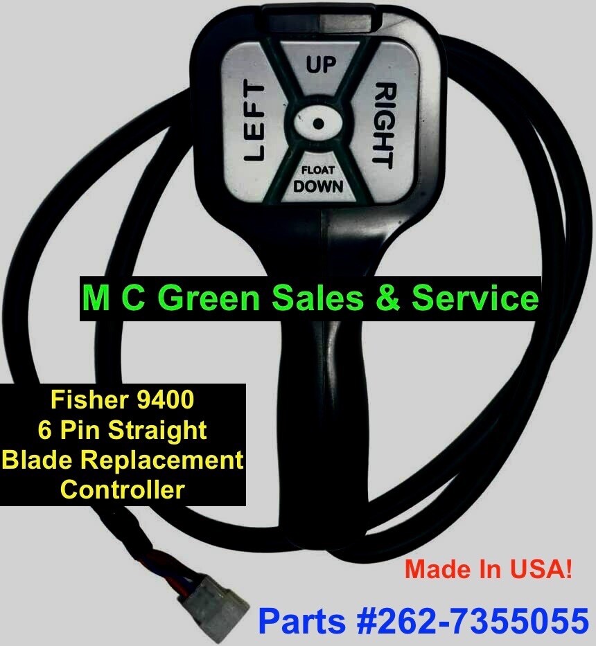 NEW FISHER STRAIGHT PLOW 6 PIN PROGRAMMABLE HANDHELD REPLACEMENT CONTROLLER 9400
