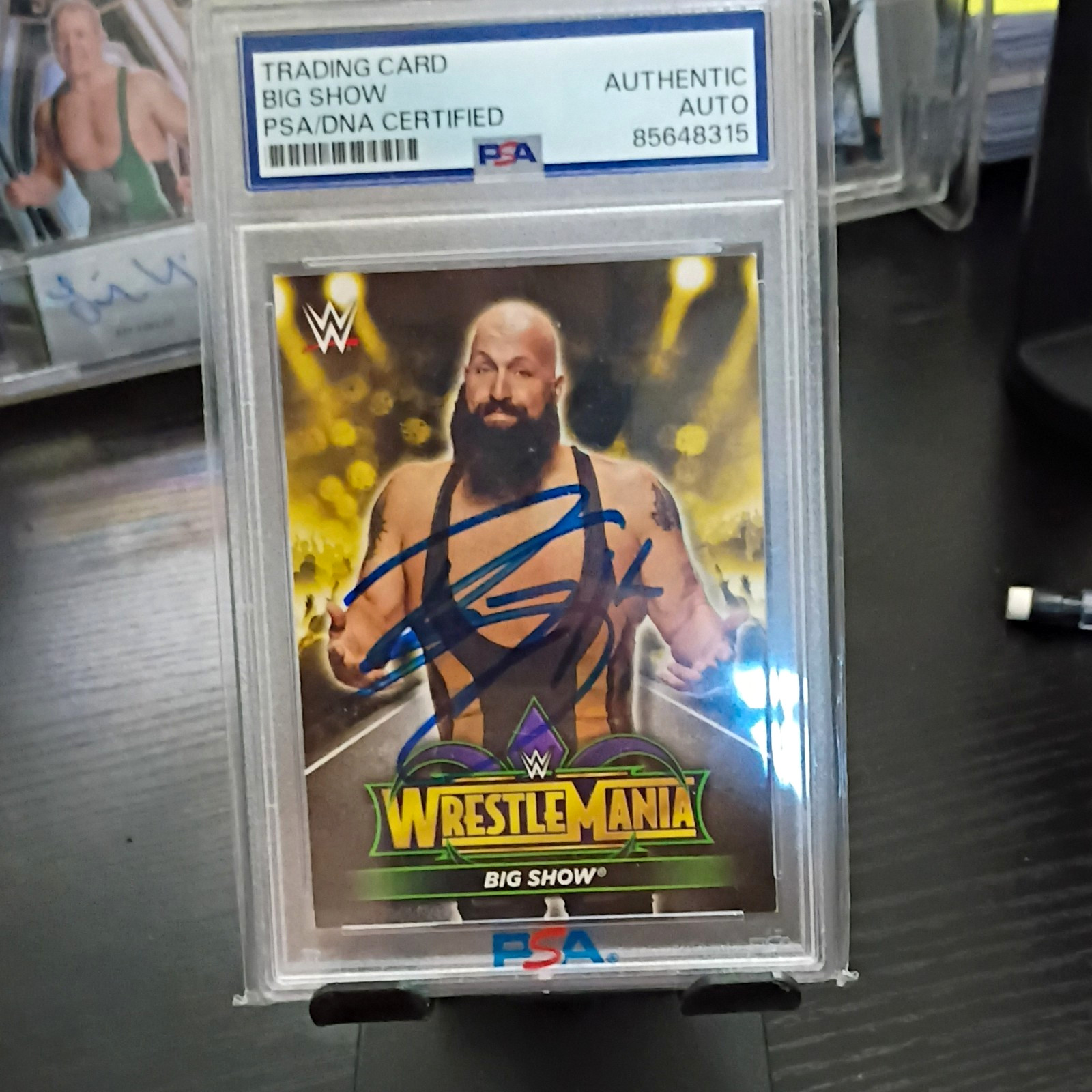 Topps 2018 WWE WrestleMania Big Show On Card Auto PSA/DNA 85648315 Authentic Topps 2018 WWE WrestleMania Big Show On Card Auto PSA/DNA 85648315 Authentic