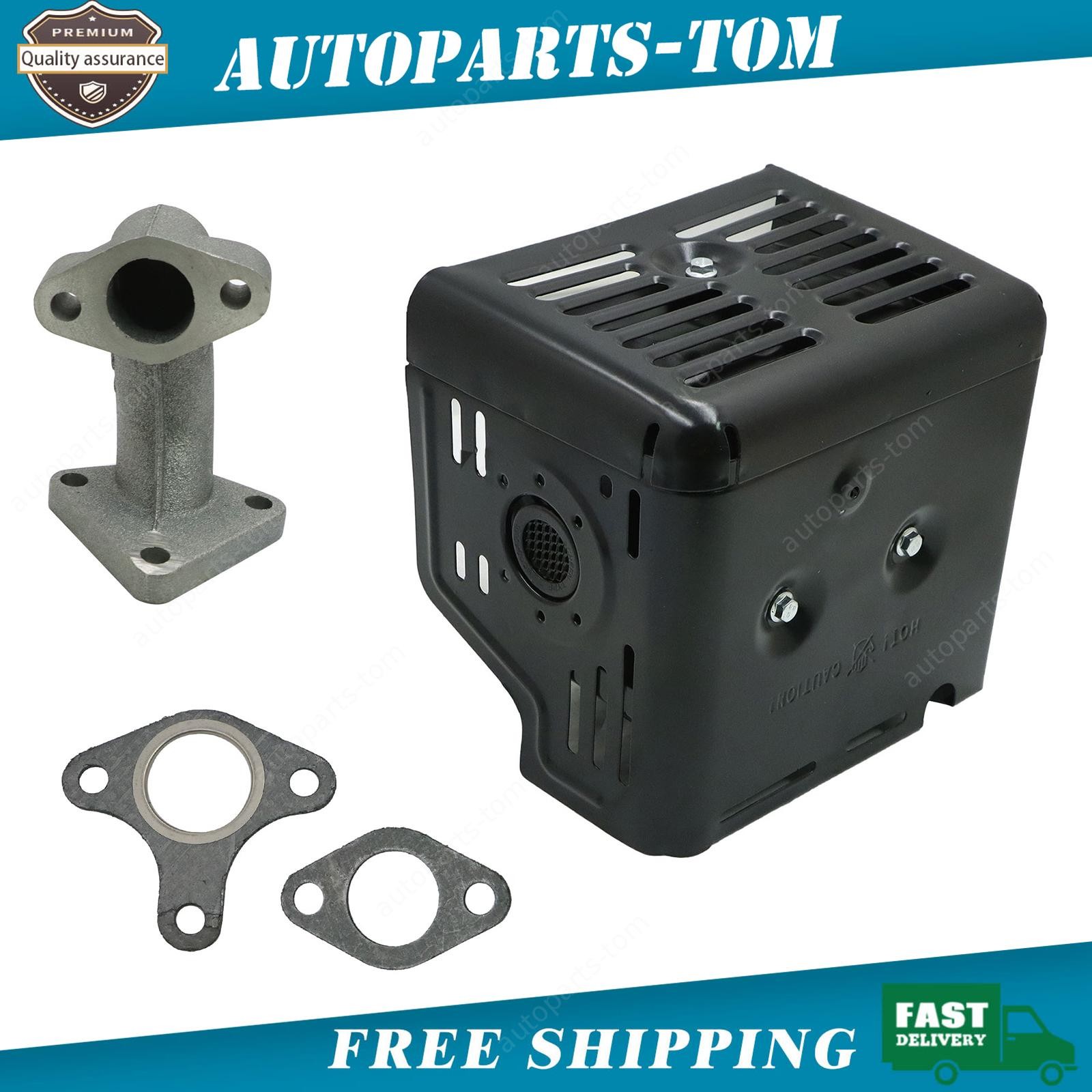 For Honda GX340 GX390 11HP 13HP Exhaust Muffler System with Heat Shield & Intake