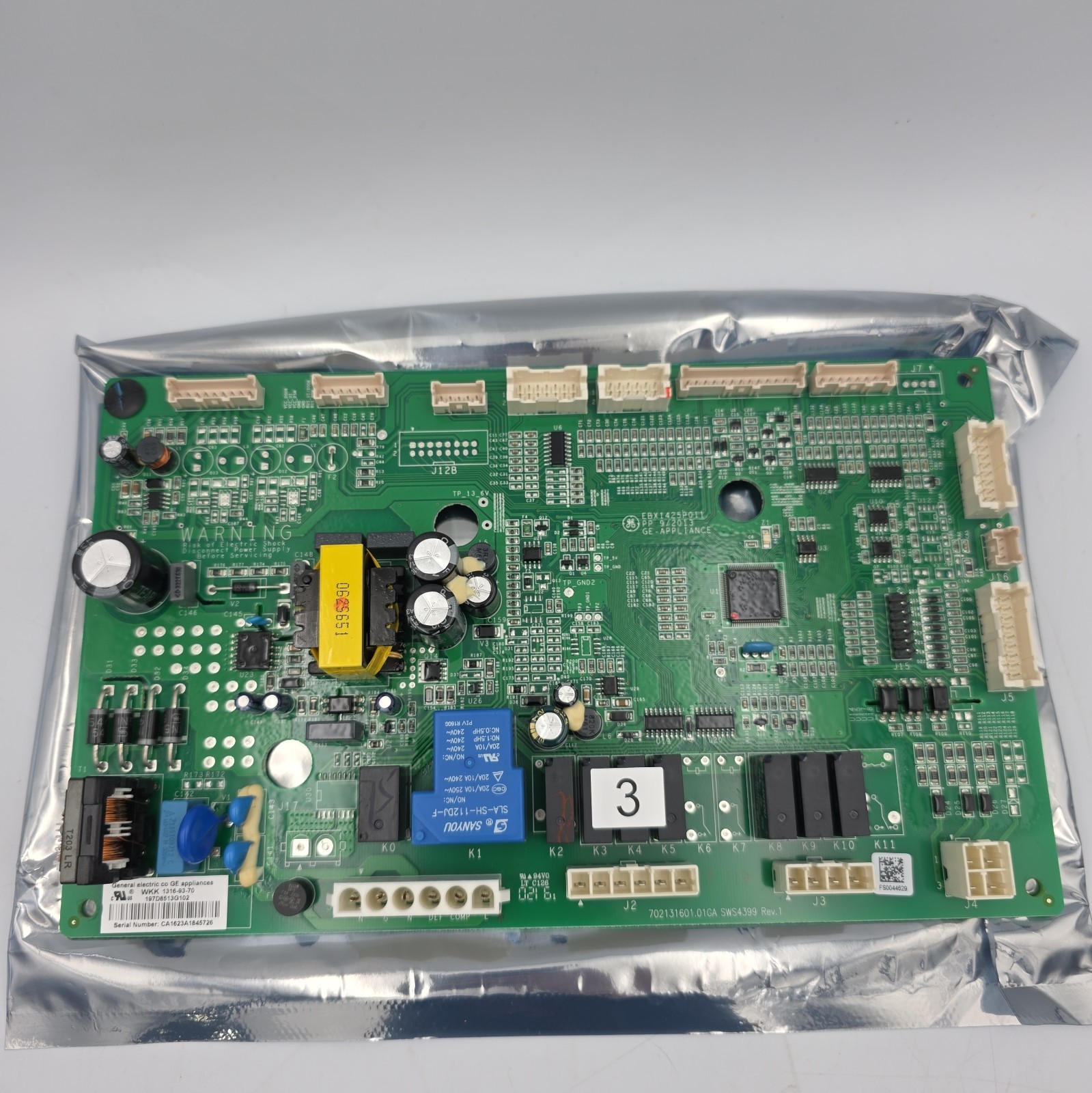 197D8513G102 OEM GE Refrigerator Main Control Board Replacement 197D8513G102 OEM GE Refrigerator Main Control Board Replacement