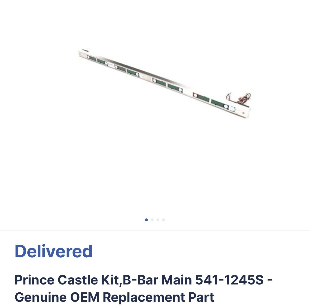Prince Castle 541-1245S B-Bar Main Assembly OEM Kit Bun Toaster Genuine NEW Prince Castle 541-1245S B-Bar Main Assembly OEM Kit Bun Toaster Genuine NEW