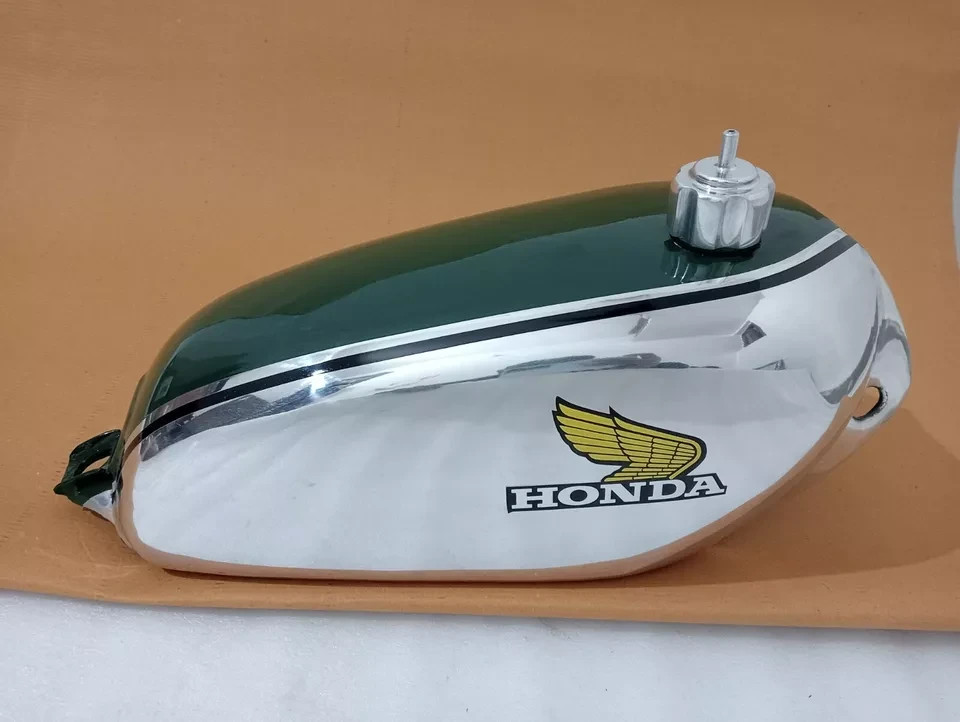 Honda CR250M CR 250M 1973 Elsinore Steel Chrome & Painted Fuel Gas Tank +Cap