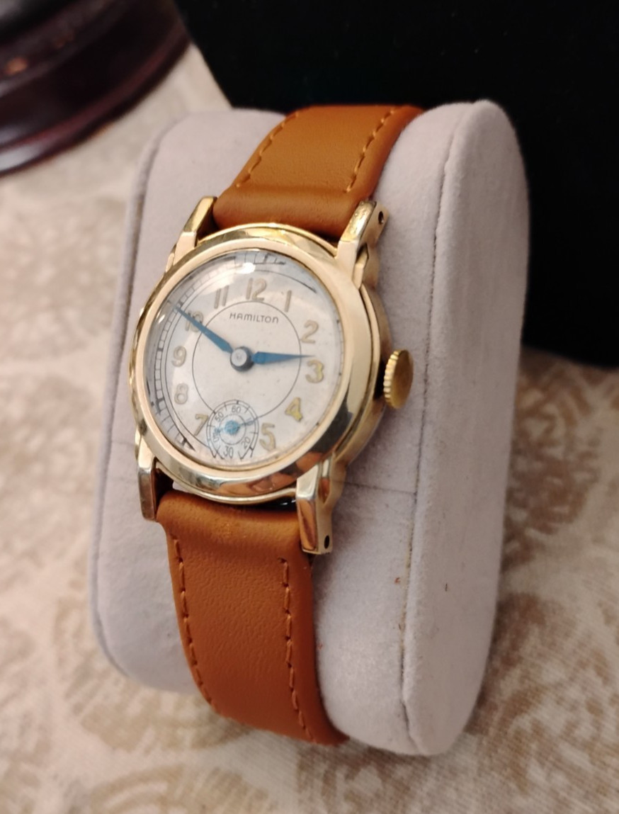 antique Hamilton Wristwatch, Hamilton 987 movement, working antique Hamilton Wristwatch, Hamilton 987 movement, working