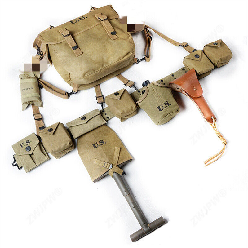 U.S. Army D-DAY M1 Carbin Equipment Combination Paratrooper WWII WW2 Replica U.S. Army D-DAY M1 Carbin Equipment Combination Paratrooper WWII WW2 Replica
