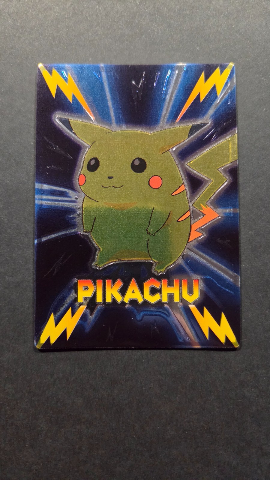 1999 Pokemon Meiji Embossed Pikachu Promo Get Card Foil NM 1999 Pokemon Meiji Embossed Pikachu Promo Get Card Foil NM