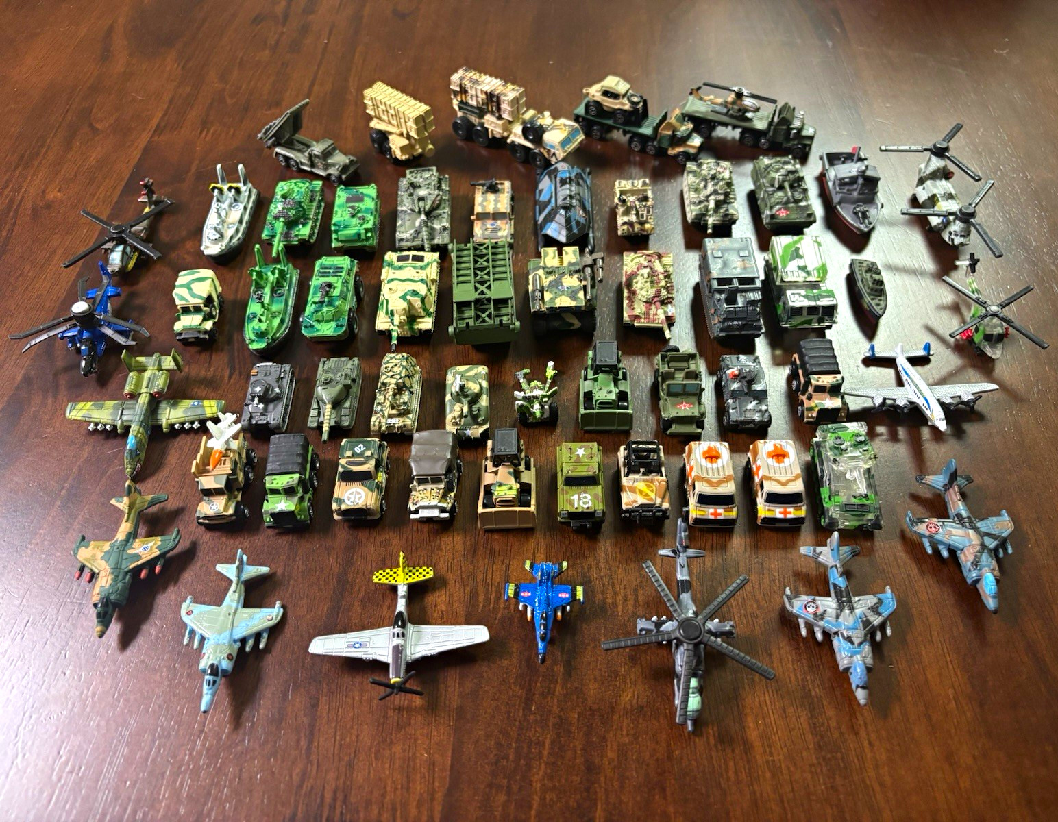 Micro Machines Military Lot - Tanks Jeeps Airplanes Trucks