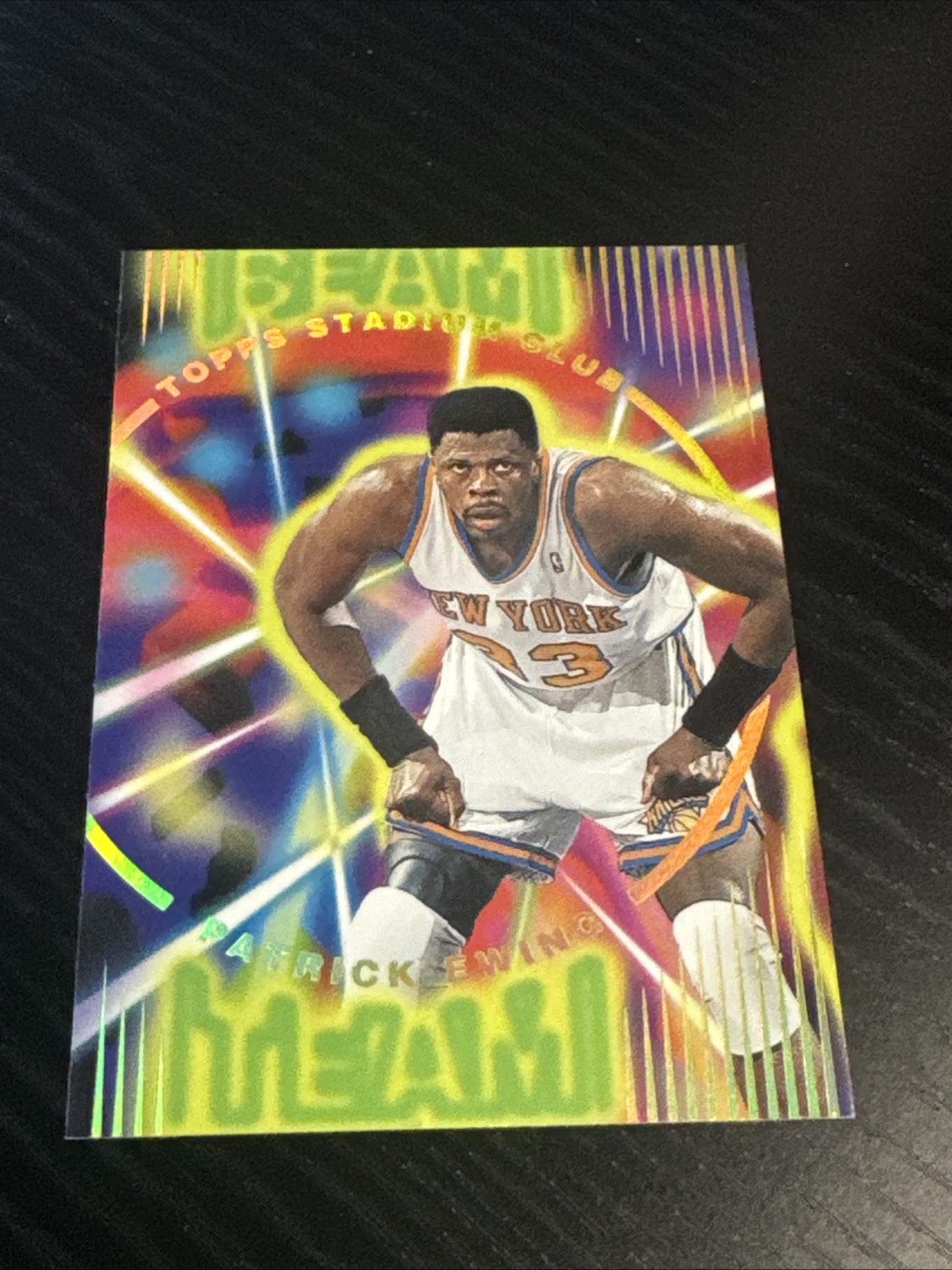 1995-96 Stadium Club Beam Team UNCUT RARE Patrick Ewing Knicks HOF L@@K SP 1995-96 Stadium Club Beam Team UNCUT RARE Patrick Ewing Knicks HOF L@@K SP