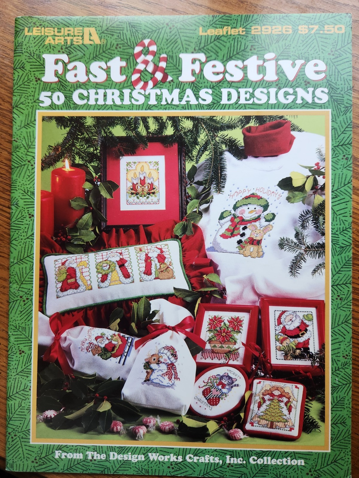 Leisure Arts Fast & Festive - 50 Christmas Designs Ornaments and more