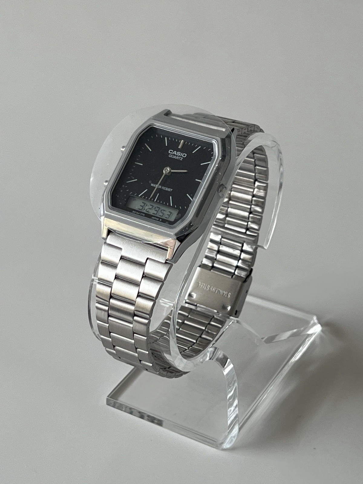 Casio Collection Unisex Adult Black Dial Analog & Digital Watch AQ-230A-1D