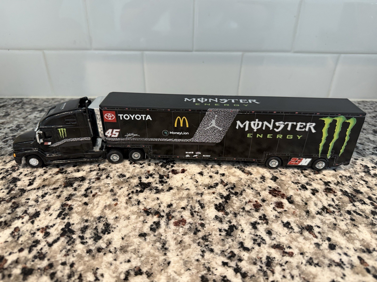 2022 #45 Kurt Busch Jordan/Monster Custom 1/64 Diecast Nascar Hauler 2022 #45 Kurt Busch Jordan/Monster Custom 1/64 Diecast Nascar Hauler