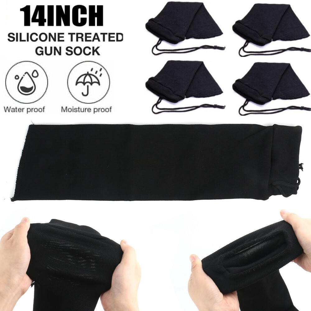 4Pcs 14 inch Silicone Gun Socks Treated Sleeve Shooting Cover for Gun Protection 4Pcs 14 inch Silicone Gun Socks Treated Sleeve Shooting Cover for Gun Protection