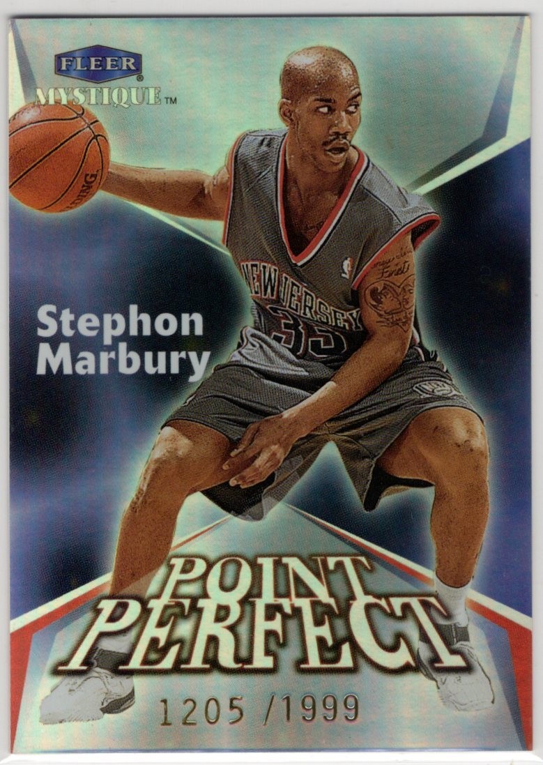 1999-00 Fleer Mystique Stephon Marbury Point Perfect /1999 #2PP Nets