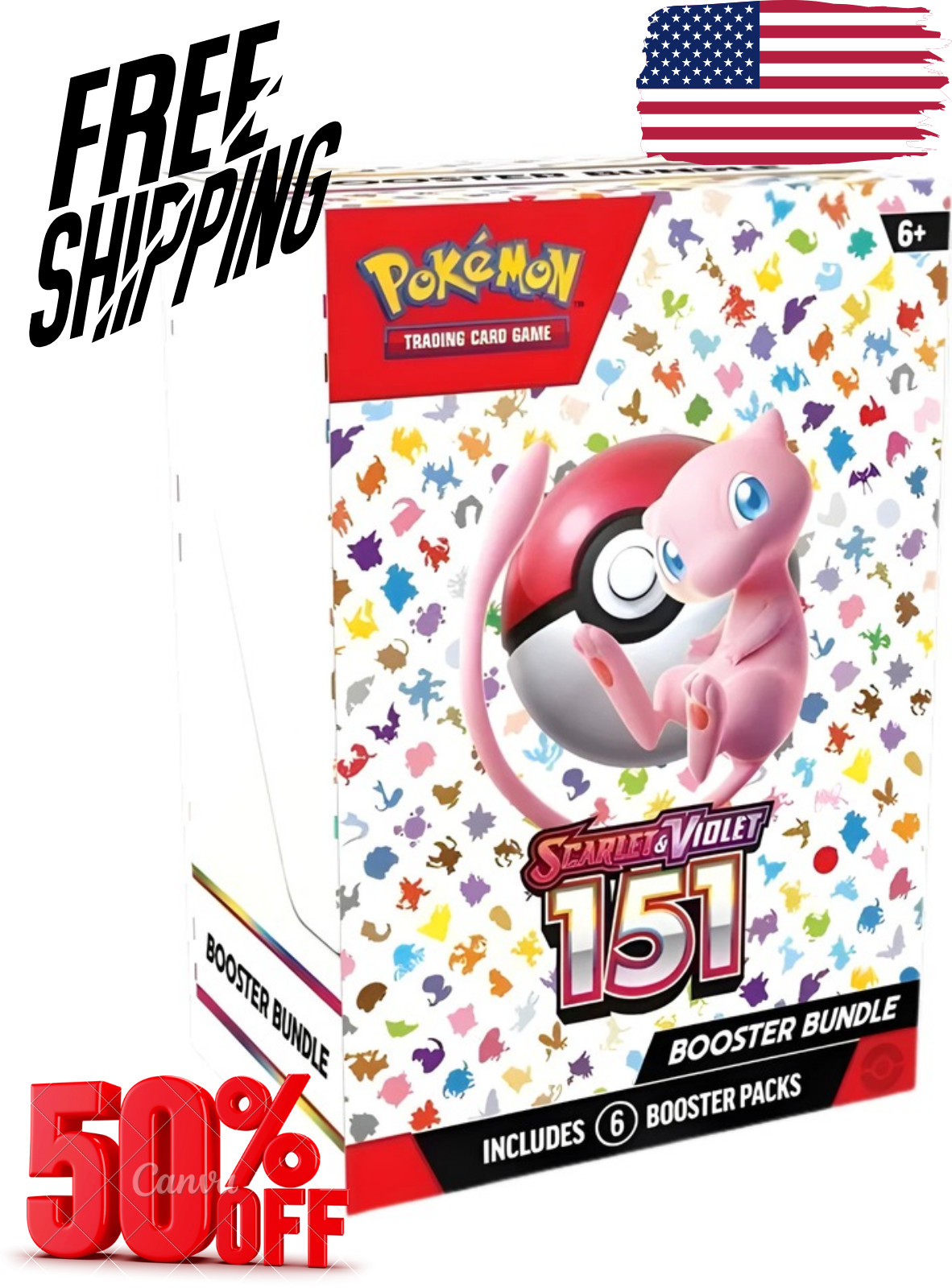 Pokémon TCG Scarlet & Violet 151 Booster Bundle Sealed Pokémon Trading Cards Pokémon TCG Scarlet & Violet 151 Booster Bundle Sealed Pokémon Trading Cards
